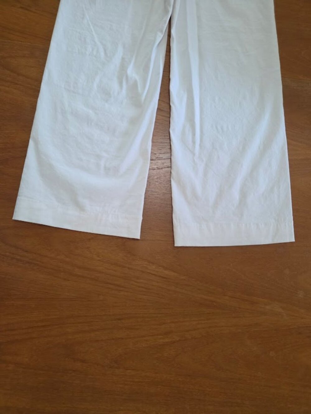 Maeve The Colette Magic Fabric Scallop Pocket Pants Wide Leg High Rise White 28 - Picture 9 of 13